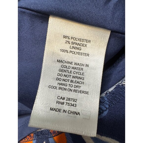 Sigrid Olsen Floral Size XS/S Two Pieces Skirt Tank Top Blue Orange NWT - Picture 5 of 13